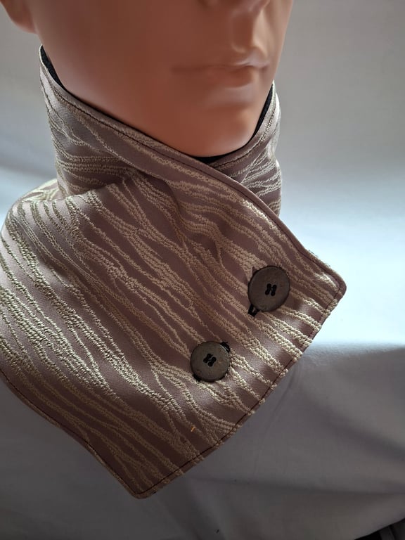 Home made fleece lined neck warmer