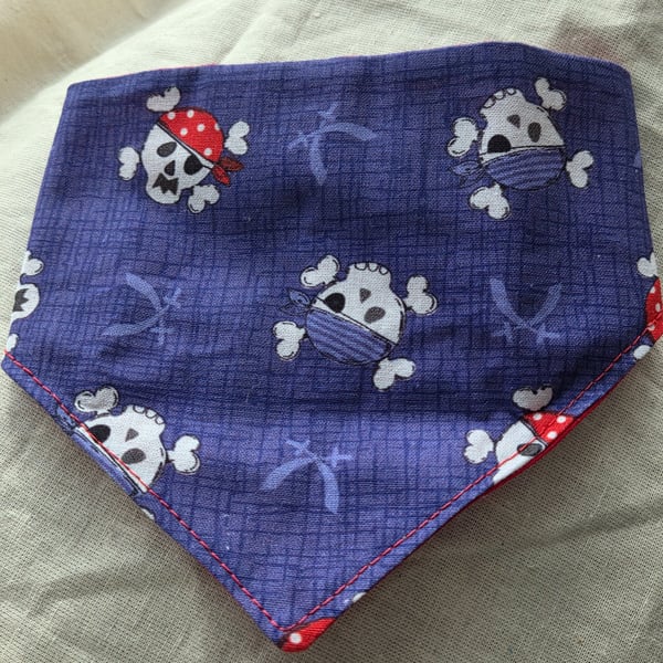 Elasticated slip-on Dog Bandana - Size S-M