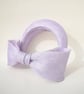 Lilac Fascinator Headband with Bow for Weddings, Ascot, Race Day, Occasions