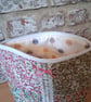 DITSY FLOWERS AND LACE PATCHWORK COSMETIC BAG - Image 2
