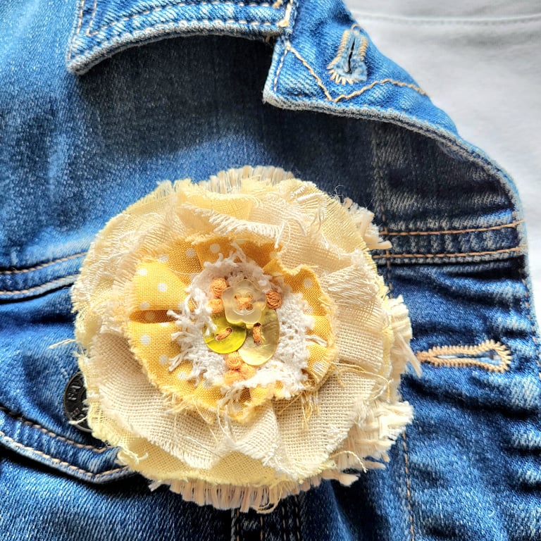 Peony Brooch