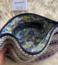 Wool Mini Pouch - Dusky Lilac: Handwoven in Wales - Image 3