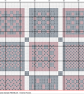 274B - 30 Tiles Patchwork Cross Stitch Pattern Red-Blue version (PDF Chart) - Image 5