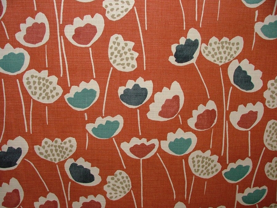 Scandi Flower 250 x 135cm Tablecloth  Cotton