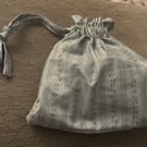 Sage Green Drawstring Bag