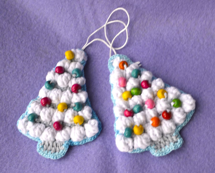 Crochet Christmas Tree Decoration with