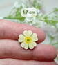 Primrose Pin Brooch, Handmade February Birthday Gift, February Birth Flower - Image 3