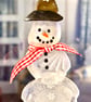 Sea Glass Snowman