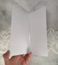 Luxury Handmade Wedding Card. Romantic 3D Wedding Card in Kraft Window Box(G) - Image 2
