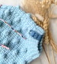 Billie Bloomers Wool Acrylic Blend Mint Blue - Image 7