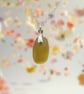 Seaglass necklace, honey yellow colourBeautiful smooth piece of seaglass. St 