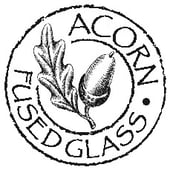 Acorn Fused Glass
