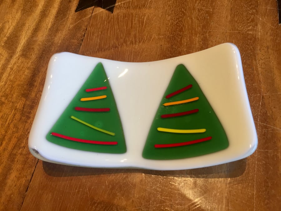 Festive Christmas Tree Dish Set