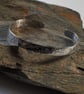 Hand-Forged Damasteel® Open Cuff Bangle - Image 6