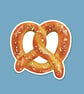 Pretzel Waterproof Vinyl Sticker - Image 2
