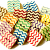 15 Square Chevron Buttons 
