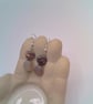 Jasper Heart and Glass Disc Beaded Jewellery Set, Gift for Her, Heart Jewellery - Image 4