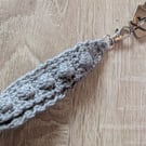 Grey Wristlet Keyring