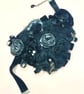 Black Victorian bib boho chic necklace choker  - Image 7