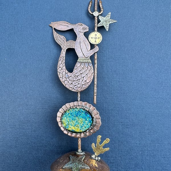 Merhare Mixed Metal Decorative Piece