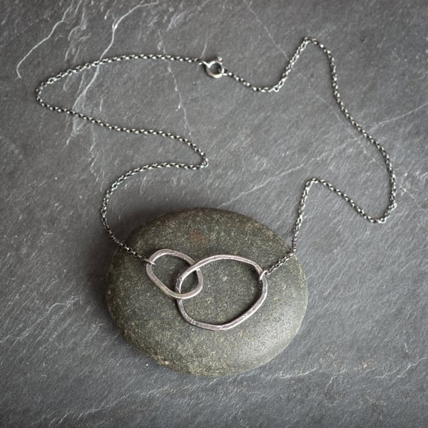 Urban Ocean Linked Sterling Silver Necklace