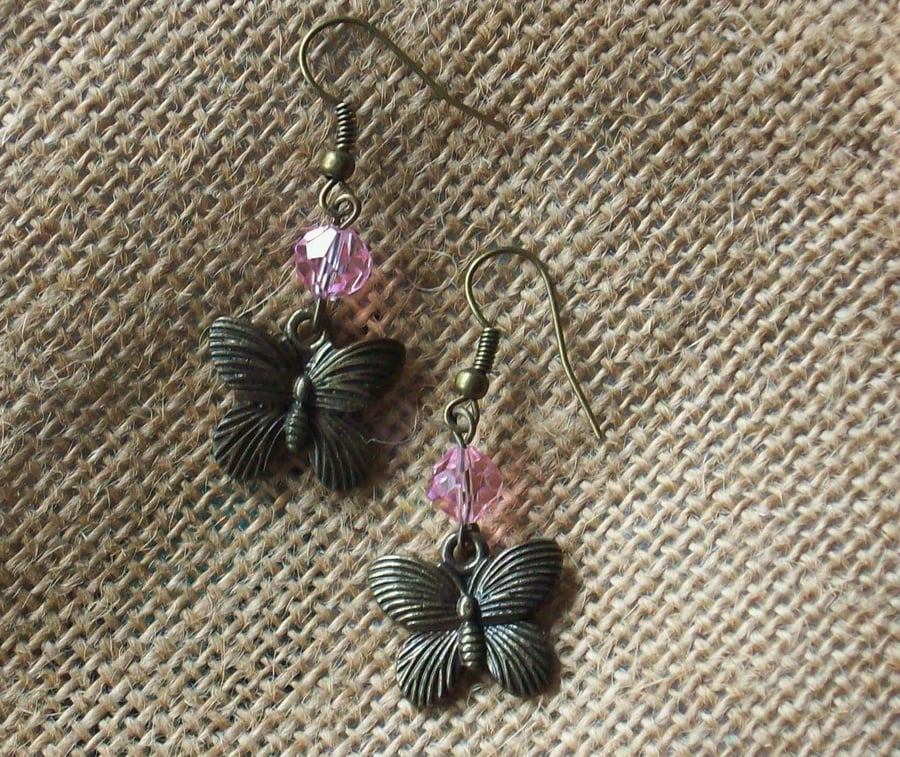 Butterfly dance earrings