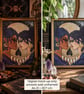 'Til Death - Original A4 Sapphic Dark Fantasy Celestial Skull Illusion Art - Image 5