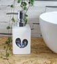 Pump dispenser, mussel shell design, ceramic, soap, hand wash, lotion, shampoo - Image 3