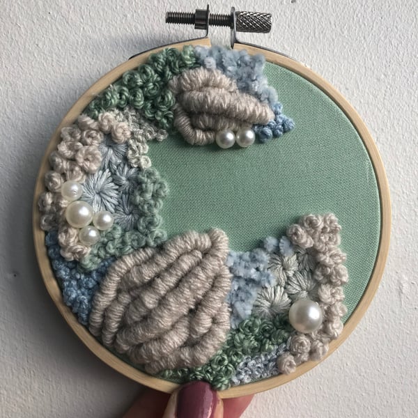 Seashore a 4 inch art piece