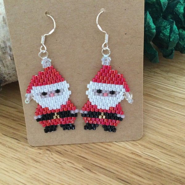 Christmas Santa Earrings