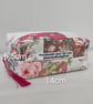 Patch work Box Bag, cosmetics - makeup Bag. - Image 3