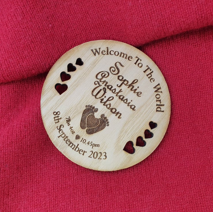 World, Personalised Christening Keepsak... Folksy