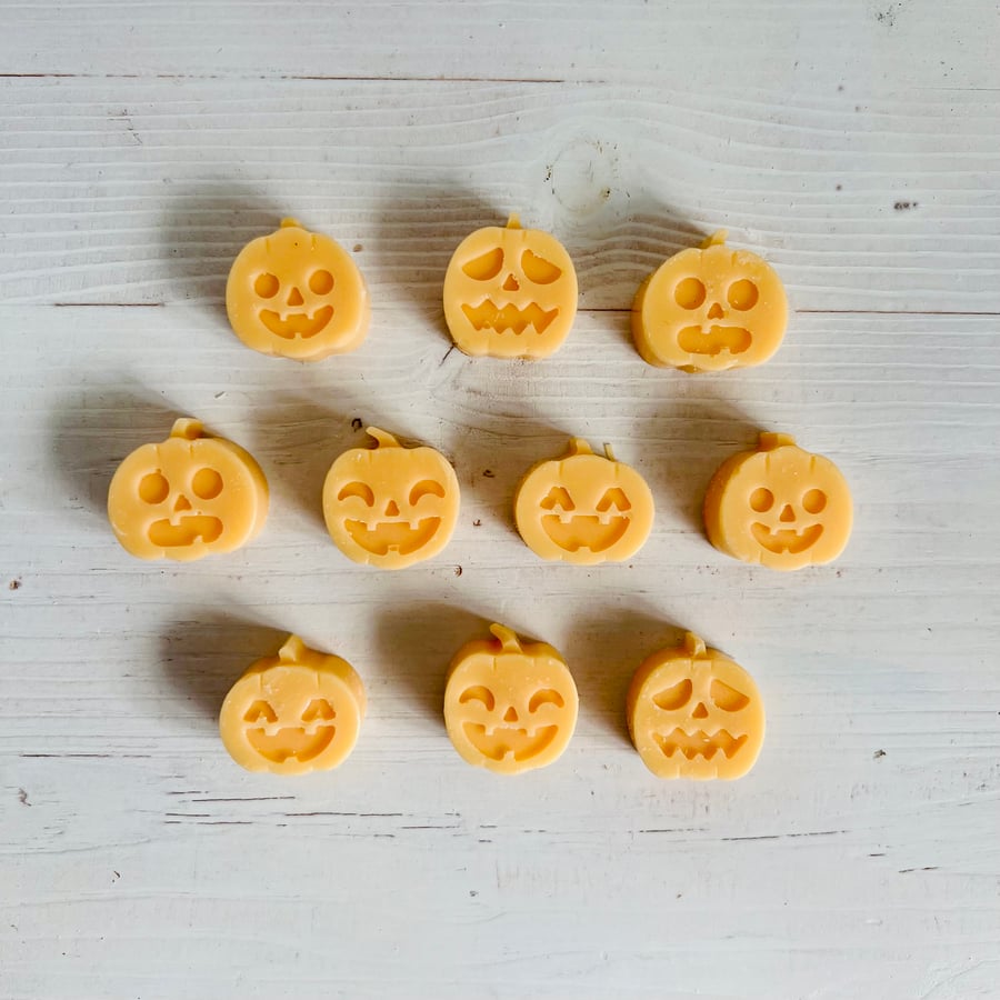 Little pumpkins - set of 10 wax melts