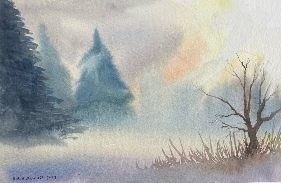 Nordic light (Original Watercolour)