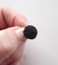 Yorkshire Buttons, Set of Six 15mm, Handmade Spherical Black - Image 5