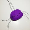 Halloween Spiders, Cute Purple Felt