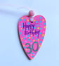30th dotty birthday heart - Image 1
