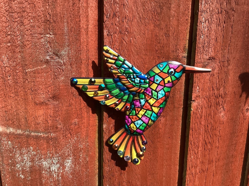Garden , wall bird decoration, sun catcher
