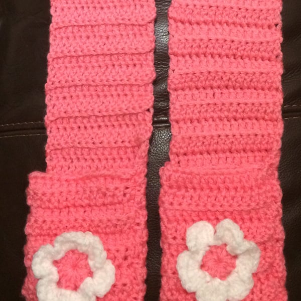 Crochet Little Girls Scarf