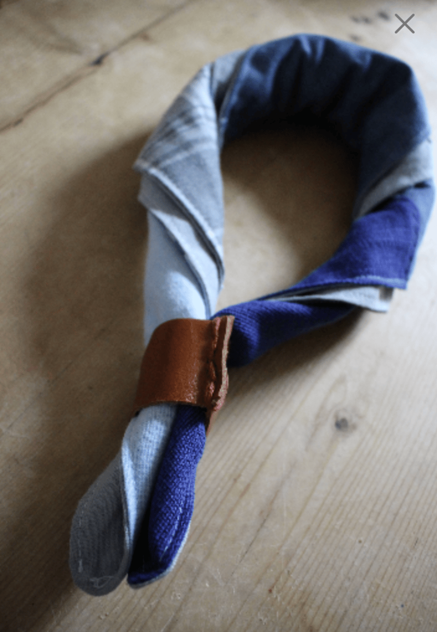 Handmade patchwork handkerchief bandana