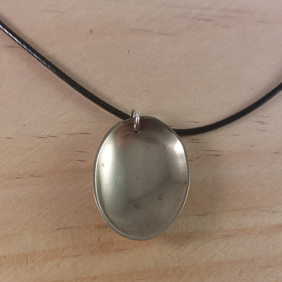 Upcycled Silver Plated Spoon Necklace (SPN102512)