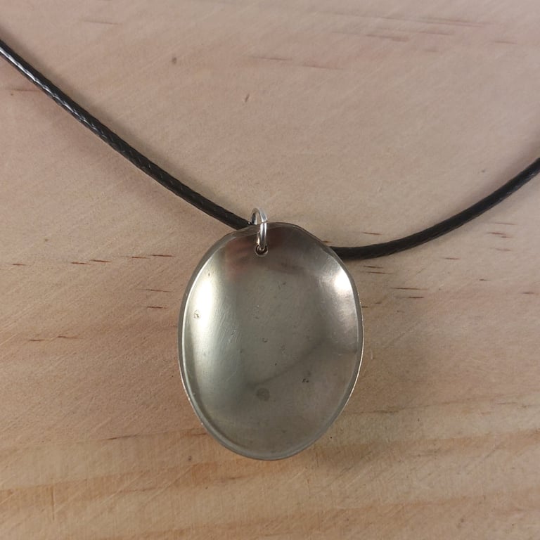 Upcycled Silver Plated Spoon Necklace (SPN102512)