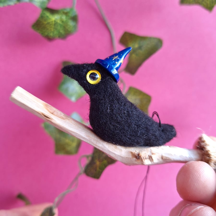 Mini Broomstick - Crow Wizards