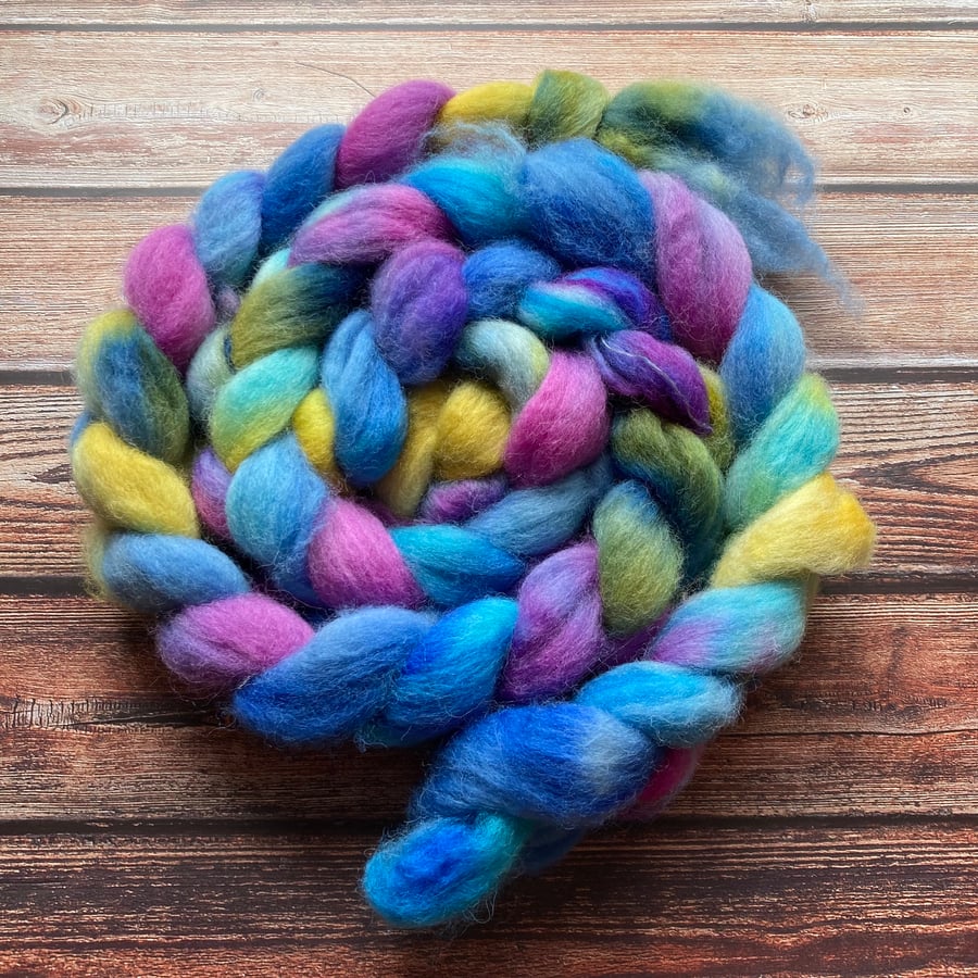 Kent Romney Spinning fibre 100g Star noodles