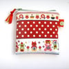 HALF PRICE SALE Red Spotty Purse