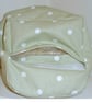 Door Stop Duck Egg Polka Dot Dots Doorstop Unfilled - Image 3