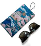 Soft Glasses Case, Japanese Mt Fuji, Castle Print & Cherry Blossom - Image 2