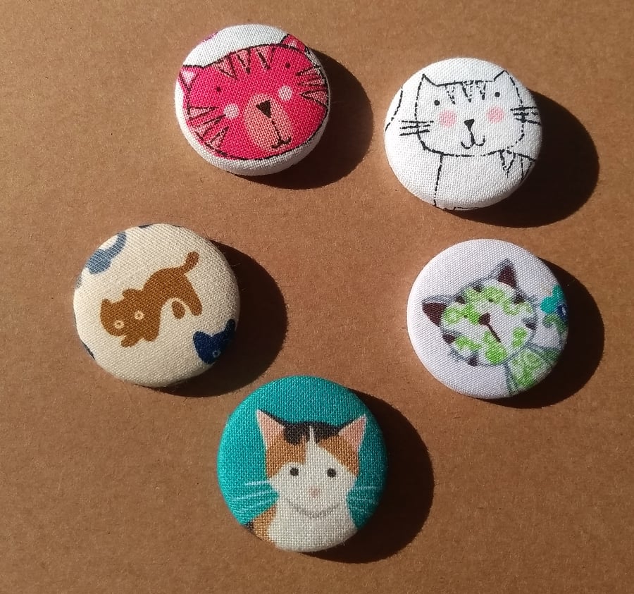 SALE Crazy Cat Lady Badge Set