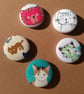 SALE Crazy Cat Lady Badge Set