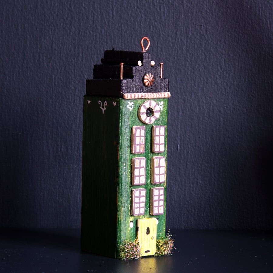 Wonky Buildings, Amsterdam Driftwood Art